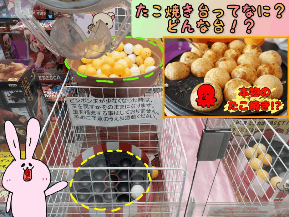 たこ焼き台攻略 運要素の高いクレーンゲームで獲得率upする方法 ココアオレのオンクレブログ