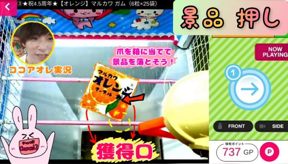 橋渡し 押し